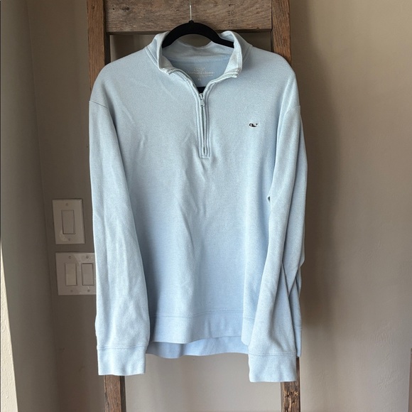 Vineyard Vines Quarter zip Light Blue XL - Picture 1 of 4